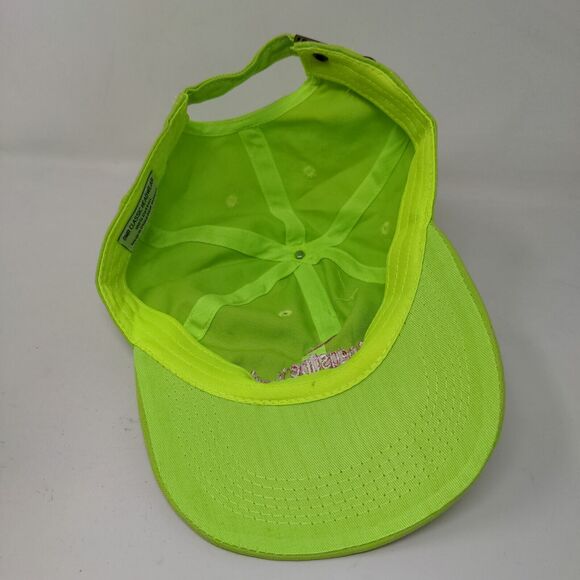 DMR Classic Headwear Men's Slideback Hat Green St. Augustine Beach Logo - Picture 6 of 7